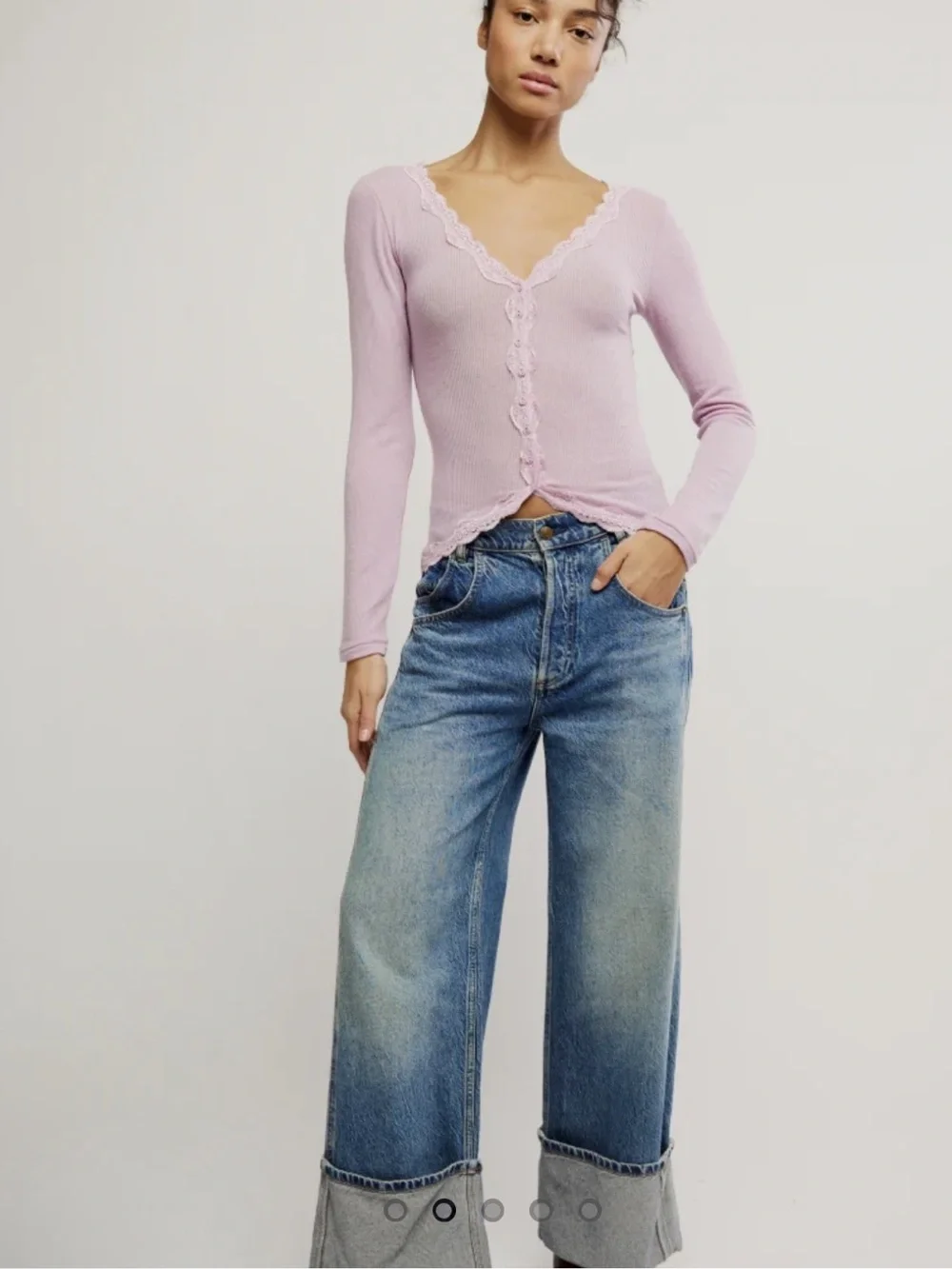 Free People Big Love Rib Cardigan